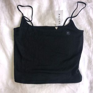 pacsun cropped tank